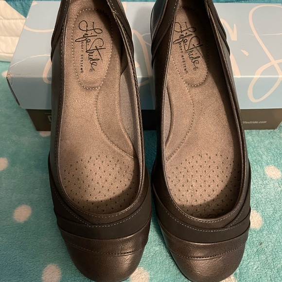 Life Stride Gray Dress Flats - Picture 3 of 4